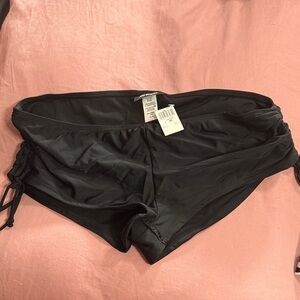 🥳 7/$10! Women's Black Boxer Swim Shorts